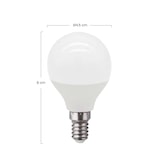 thumbnail of Confezione da 2 Lampadine LED Sferiche E14 7.4W Equi.60W 806lm 15000H 74080