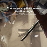 thumbnail of ONKRON TV Ständer Staffelei für 32 - 65 Zoll TV bis zu 35 kg,max 400x400 VESA Standfuß höhenverstellbar & schwenkbar TS1220-W