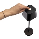 thumbnail of Securit® Lampe de table LED sans fil "Georgina" - Noir - Intérieur/Extérieur - Câble magnétique inclus