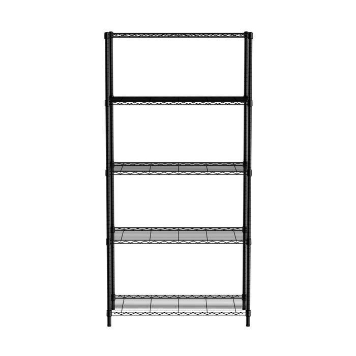 Hendi Regalsystem verchromt mit 5 Böden  910x455x1830mm