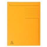 thumbnail of Exacompta 448009E 100x Aktenmappe mit Beschriftungsfeld und 3 Klappen, aus Karton 280g Forever, für Format DIN A4 - Orange