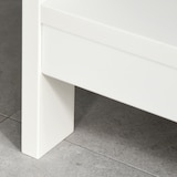 thumbnail of Mesa Consola de Entrada Recibidor con 2 Cajones 2 Estantes 100x30,5x80cm Blanco