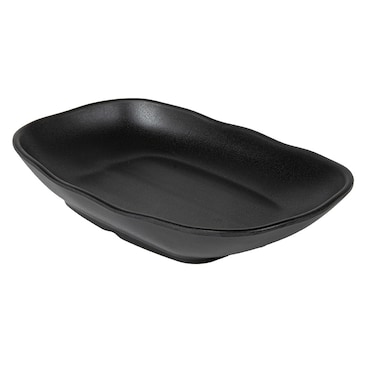 Boles Rectangulares 'Asami Ware'  25,2X15,8X4,2 Cm Negro Melamina (6 Unidades)