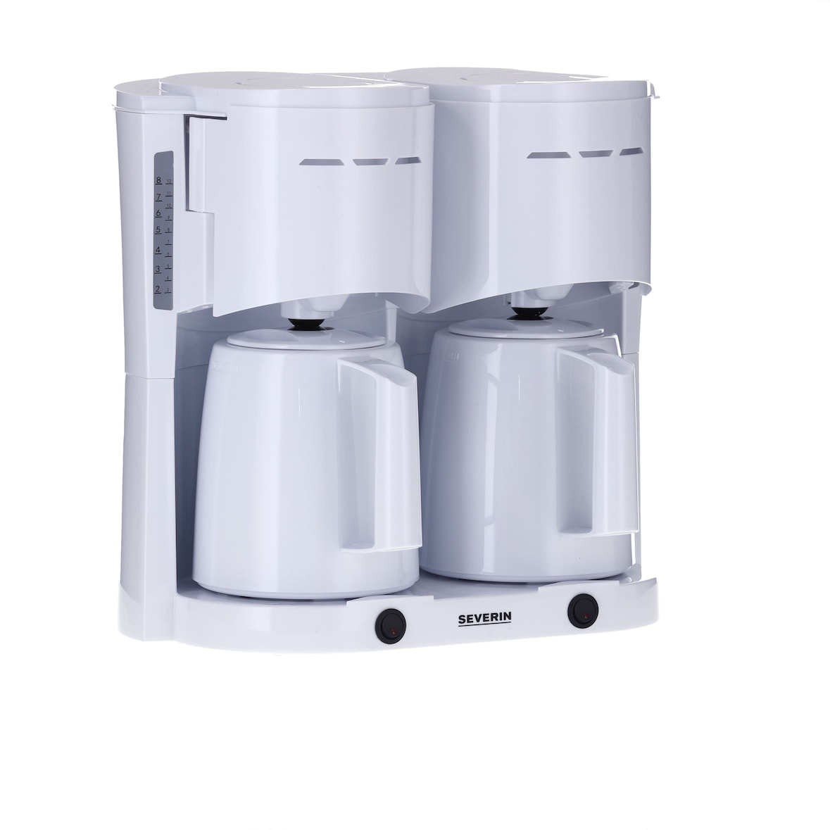 SEVERIN KA 9314 Kaffeemaschine Duo 2in1 - weiß