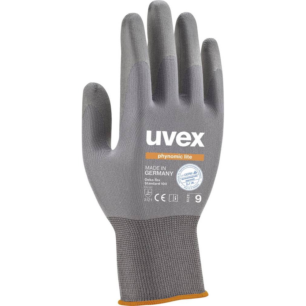 uvex Arbeitshandschuh phynomic lite, Gr. 10, grau