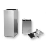 thumbnail of Danieli Store | Papelera con cenicero de pie para exterior en acero | Papelera con tapa giratoria | 17 L