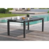 thumbnail of Table de jardin rectangulaire extensible - Gris anthracite - Aluminium - 12 personnes - 240/300 x 100 cm - MIAMI -   DCB GARDEN