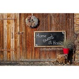 thumbnail of Rustikale Tafel Kreidetafel Wandtafel Küchentafel mit Holzrahmen / Blau 100x60cm