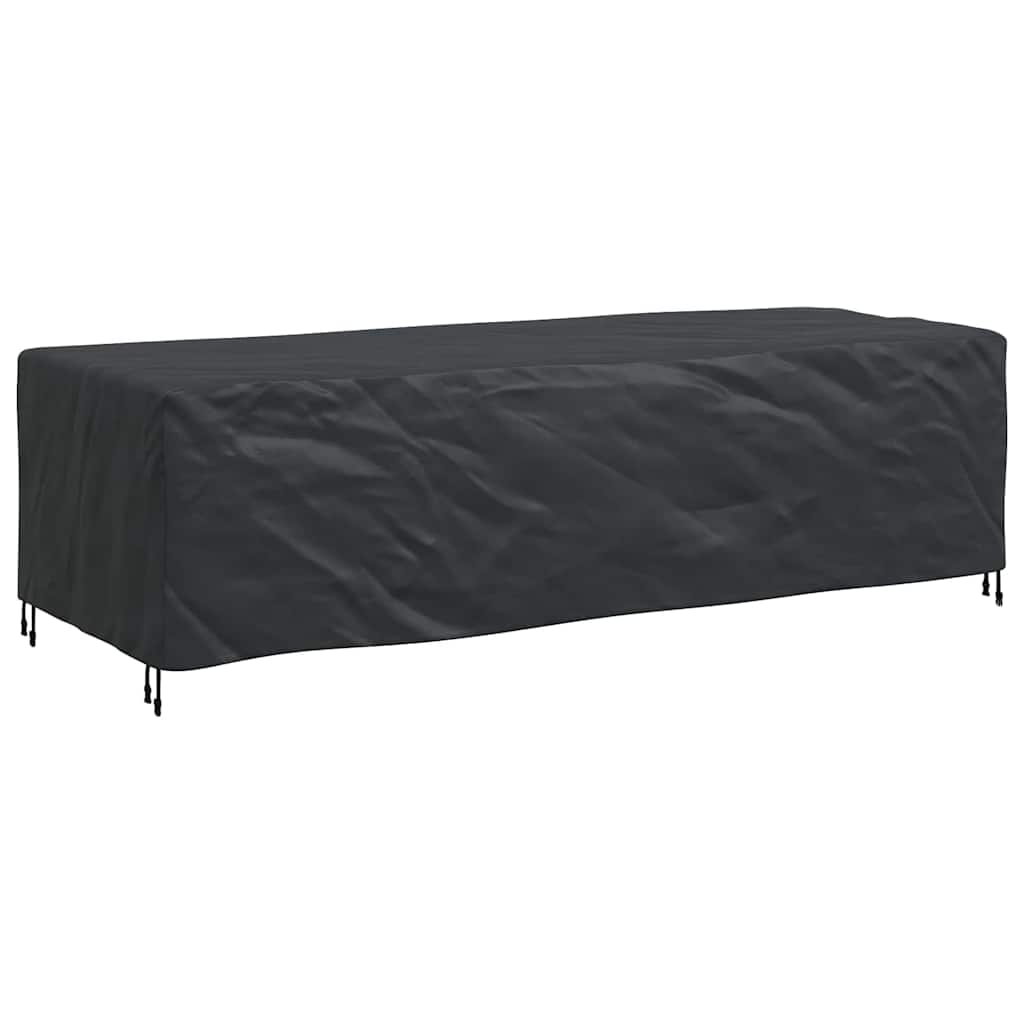 vidaXL Hoes voor tuinmeubelen Zwart 270 x 110 x 70 cm 600D