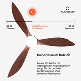 thumbnail of SkyBreeze Smart Deckenventilator | Indoor & Outdoor | Smart Control | IP44 | 40 dB Walnuss 132