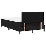 thumbnail of vidaXL Boxspringbett mit Kopfteil Schwarz 120 x 200 cm Stoff