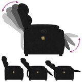 thumbnail of vidaXL Massagesessel mit Aufstehhilfe Elektrisch Schwarz Samt