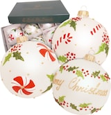 thumbnail of Kugeln Merry Christmas, Silber Satin, 8cm