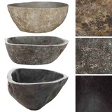 thumbnail of vidaXL Waschbecken Flussstein Oval (37-46)x(29-36) cm