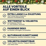 thumbnail of Casaria 2er Set Weihnachtsgirlande 80LEDs geschmückt mit Fernbedienung