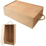 thumbnail of Espirito Rebelde Caixa de Madeira para Vinho 185x100x345 mm (2 Garrafas) - Estojo para Vinho, Caixa de Madeira, Caixa de Presente para Garrafa