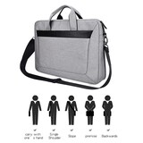thumbnail of Sacoche Ordinateur Portable Imperméable Extensible Pour PC 13 Pouces Avec Sangle Noir YONIS