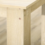 thumbnail of HOMCOM Mesa de Sala de Jantar para 4-6 Pessoas Estilo Moderno com Bancada de Melamina de Madeira Carga 50 kg 120x69x75 cm Carvalho