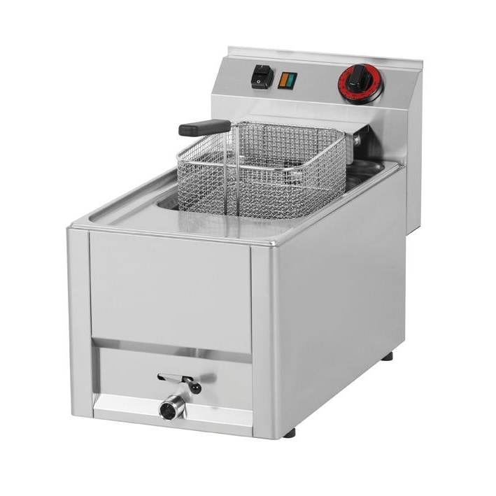 Gastro Elektro Fritteuse Friteuse Fritöse 8 Liter 330 x 600 x 290 mm 1 Korb
