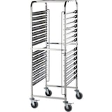 thumbnail of Carro portabandejas de acero inoxidable, apto para 14 bandejas GN 1/2, 590 x 670 x 1735 mm (An x Pr x Al)