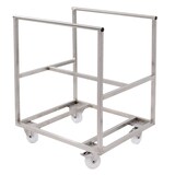 thumbnail of GILAC Chariot pour bac grand volume semi-cylindrique - inox - 220 L - Gris G194895