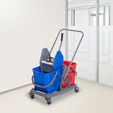 thumbnail of HOMCOM Carrello Pulizie con Ruote 2 Secchi da 25L e Strizzatore