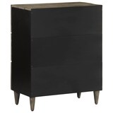 thumbnail of vidaXL Sideboards 2 Stk. Hellgrau 60x33,5x75 cm Massivholz Mango