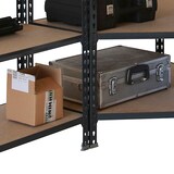 thumbnail of Mega Deal 1x Eckregal + 2x Schwerlastregal Muli | HxBxT 180x180x30cm | Fachlast 200kg | Anthrazit | Standregal Metallregal Steckregal