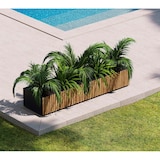 thumbnail of Herstera Garden XIC L - Metalen Plantenbak 150x40x25 cm  - Hout