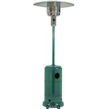 thumbnail of Estufa de gas Termopatio para exteriores de acero calentador de 25 m2 infrarrojos para bares restaurantes y locales, con ruedas 46x222 cm verde
