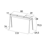 thumbnail of LISA - Cuocispiedini Milano Grill 80+40+ Bulkhead Zubehörsatz - Steel Line