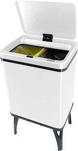 thumbnail of WellHome - Intelligenter Mülleimer 15L+15L in Weiß 35,5x26x60 cm – automatische/manuelle Öffnung