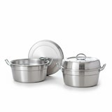 thumbnail of Mamù Set aus 2 Versilia Backöfen, aus robustem weißem Aluminium, Ø 24/28 cm, für Gas-, Elektro- oder Glaskeramikherde.