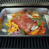 thumbnail of SANTOS BBQ Edelstahl Grillschale & Auffangschale, groß