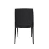 thumbnail of Sedia Boheme Antracite , impilabile. Marchio Grandsoleil. 45x57x83,5