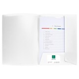 thumbnail of Exacompta 43008E 30x Präsentationsmappe aus PP 400µ, für Format DIN A4 - Kreacover - Weiß