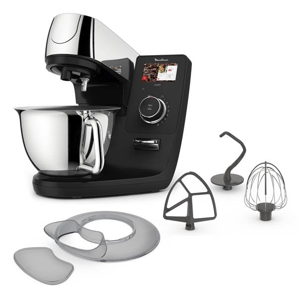 MOULINEX robot pâtissier 5.5l 1200w noir/silver QA950D10