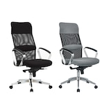 thumbnail of SIGMA Cadeira executiva EC506, plástico/cromo, altura do assento ajustável, preto