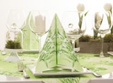 thumbnail of Sovie HORECA Tischdecke Melanie in grün aus Linclass® Airlaid 80 x 80 cm, 20 Stück Hochzeit Frühling Blumen