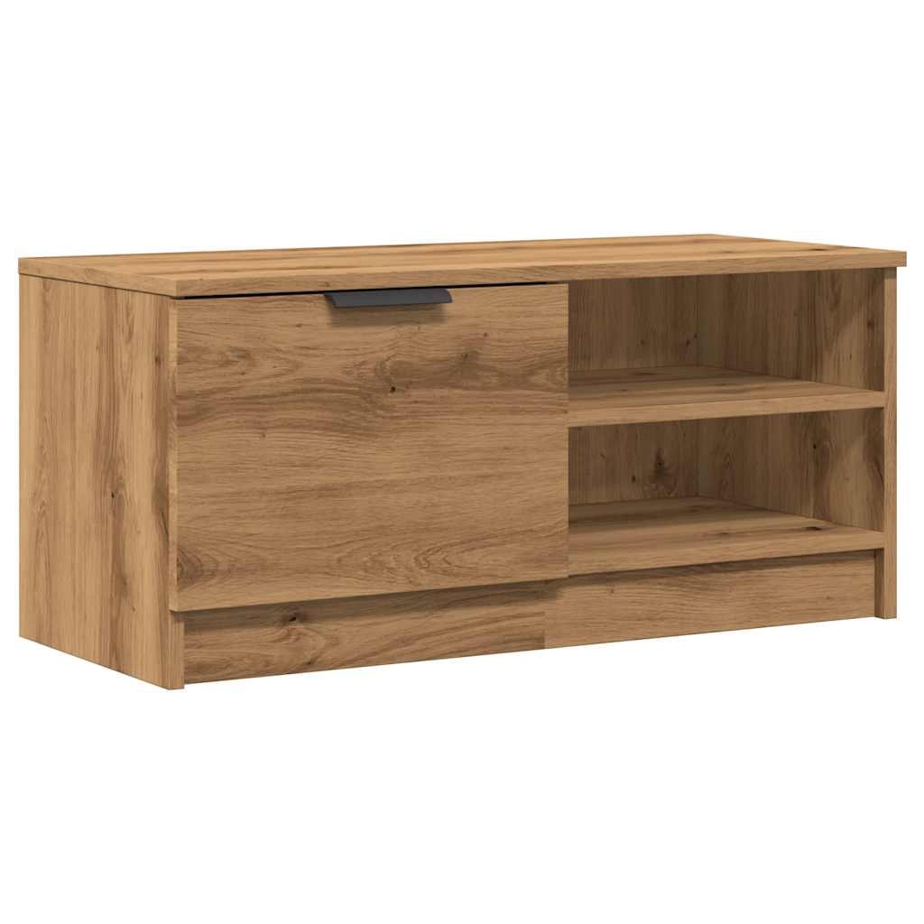vidaXL TV-Schrank Artisan-Eiche 80x35x36,5 cm Holzwerkstoff