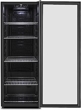 thumbnail of Beersafe 6XL Kühlschrank 171 Liter 5 Böden Panoramaglastür Edelstahl Silber