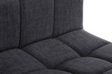 thumbnail of DELUKE® Barhocker 2er Set MADRID - Dunkelgrau, Stoff, Weiß | Barhocker mit Lehne Barstuhl Tresenhocker Tresenstuhl Kneipenhocker Kneipenstuhl