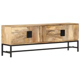 thumbnail of Helloshop26 - Meuble TV multimédia étagère télévision buffet téléviseur salle à manger salon chambre 140 x 30 x 50 cm bois massif de 02_0025918