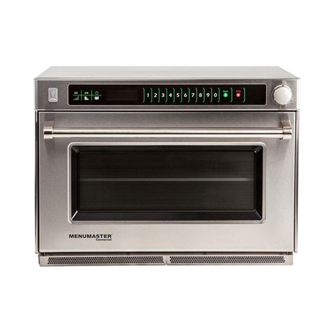 Menumaster Mso5353 Mikrowelle mit 100 Kochprogramme aus Edelstahl