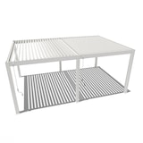 thumbnail of Weide Deluxe Plus | Pergola Voll Aluminium freistehend | 4 x 6 M | Lamellendach weiß