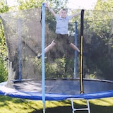thumbnail of Relaxdays Trampolin Leiter, 96 cm, zum Einhängen, 3 Stufen, Einstiegsleiter Gartentrampolin, universal, Stahl, silber