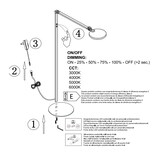 thumbnail of Regina - Luminária de chão LED ajustável em metal, alumínio, A.135 cm, Fabas Luce - Luz LED integrada de 9 W, CCT (3000 K, 4000 K, 5000 K, 6000 K)