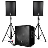 thumbnail of Pack sonorisation 2200W - Enceintes + Caisson + Pieds - USB/BLUETOOTH - BM SONIC BMS1512