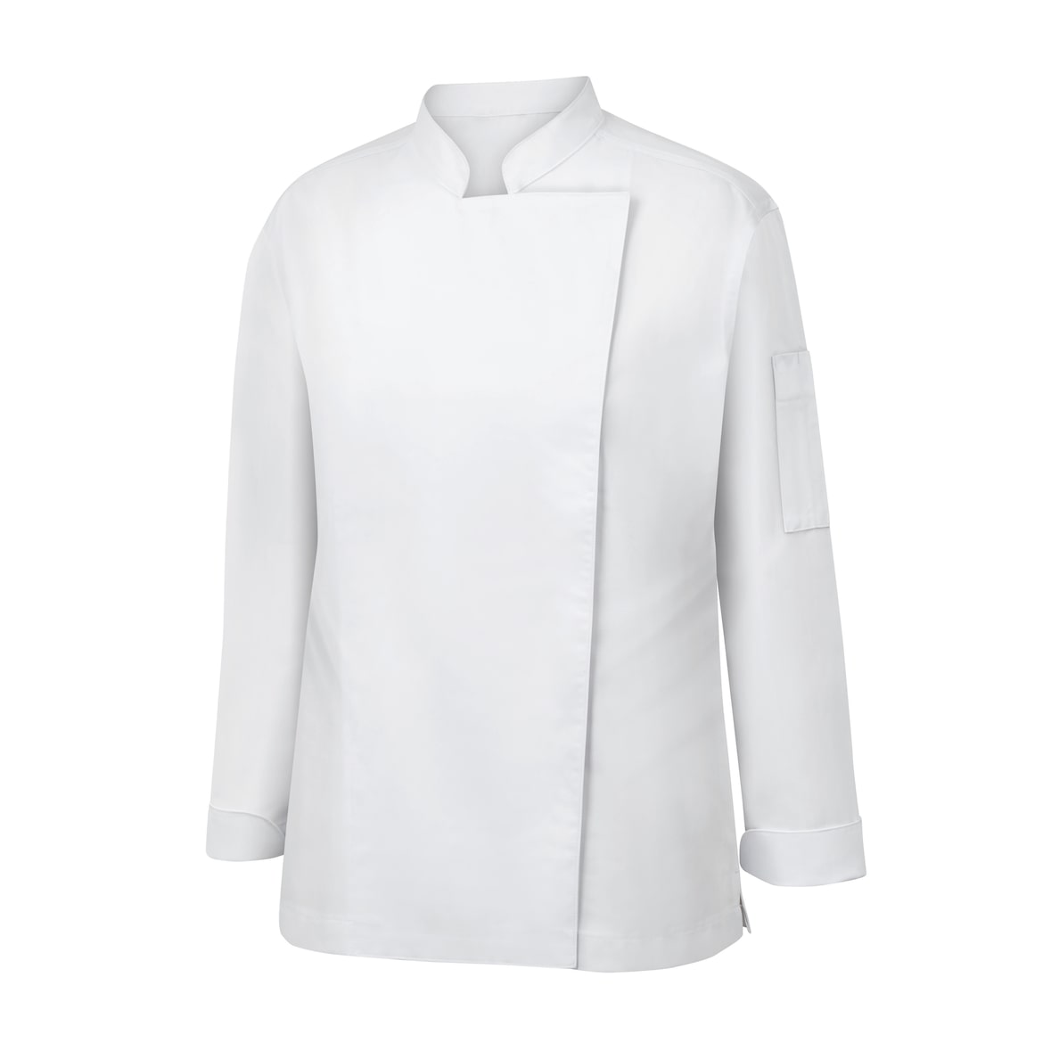 METRO PROFESSIONAL Dames koksjas, lange mouwen, maat M, wit