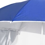 thumbnail of vidaXL Strandschirm mit Seitenteilen Blau 215 cm